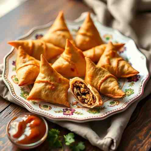 Golden Crispy Samosas - Easy Snacks to Make at Home